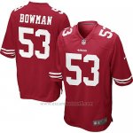 Camiseta San Francisco 49ers Bowman Rojo Nike Game NFL Nino