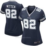 Camiseta NFL Limited Mujer Dallas Cowboys 82 Witten Azul