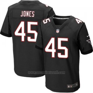 Camiseta Atlanta Falcons Jones Negro Nike Elite NFL Hombre