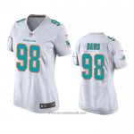 Camiseta NFL Game Mujer Miami Dolphins Raekwon Davis Blanco