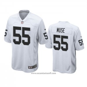 Camiseta NFL Game Las Vegas Raiders Tanner Muse Blanco
