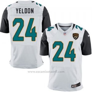 Camiseta Jacksonville Jaguars Yeldon Blanco Nike Elite NFL Hombre