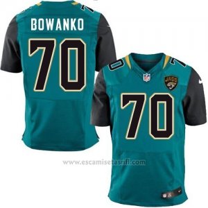 Camiseta Jacksonville Jaguars Bowanko Verde Nike Elite NFL Hombre