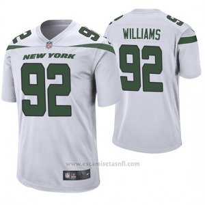 Camiseta NFL Game Hombre New York Jets Leonard Williams Blanco 60th Aniversario