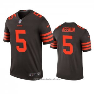 Camiseta NFL Legend Cleveland Browns Case Keenum Marron Color Rush
