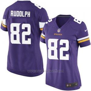 Camiseta Minnesota Vikings Rudolph Violeta Nike Game NFL Mujer