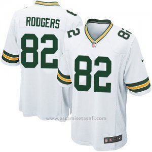 Camiseta Green Bay Packers Rodgers Blanco Nike Game NFL Hombre