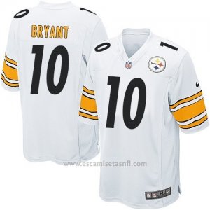 Camiseta Pittsburgh Steelers Bryant Blanco Nike Game NFL Nino