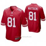 Camiseta NFL Game Hombre San Francisco 49ers Jordan Matthews Rojo
