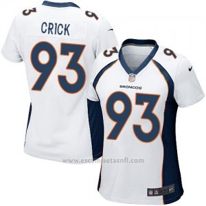 Camiseta Dallas Cowboys Crick Blanco Nike Game NFL Mujer