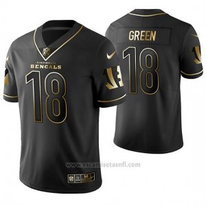 Camiseta NFL Limited Hombre Cincinnati Bengals A.j. Green Golden Edition Negro