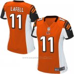 Camiseta Cincinnati Bengals Lafell Naranja Nike Game NFL Mujer