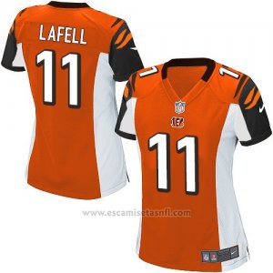Camiseta Cincinnati Bengals Lafell Naranja Nike Game NFL Mujer