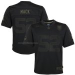 Camiseta NFL Limited Nino Chicago Bears Khalil Mack 2020 Salute To Service Negro