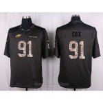 Camiseta Philadelphia Eagles Cox Apagado Gris Nike Anthracite Salute To Service NFL Hombre