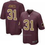 Camiseta Washington Redskins Jones Marron Nike Game NFL Nino