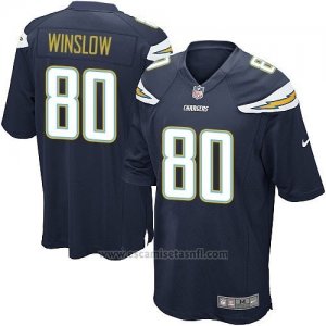 Camiseta San Diego Chargers Winslow Negro Nike Game NFL Hombre