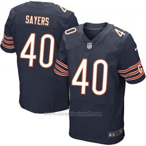 Camiseta Chicago Bears Sayers Profundo Azul Nike Elite NFL Hombre