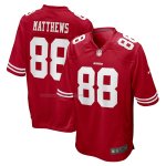 Camiseta NFL Game San Francisco 49ers Jordan Matthews 88 Rojo