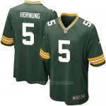 Camiseta Green Bay Packers Hornung Verde Militar Nike Game NFL Hombre