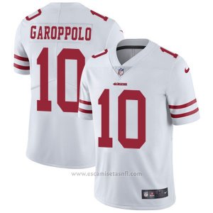 Camiseta NFL Limited Hombre 10 Garoppolo San Francisco 49ers Blanco