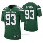Camiseta NFL Game Hombre New York Jets Tarell Basham Verde 60th Aniversario