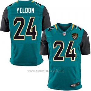 Camiseta Jacksonville Jaguars Yeldon Verde Nike Elite NFL Hombre