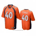 Camiseta NFL Game Denver Broncos Justin Strnad Naranja