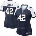 Camiseta Dallas Cowboys Church Negro Blanco Nike Game NFL Mujer