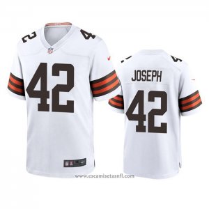 Camiseta NFL Game Cleveland Browns Karl Joseph Blanco