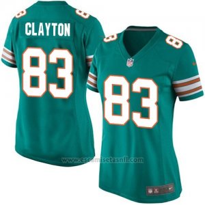Camiseta Miami Dolphins Clayton Verde Oscuro Nike Game NFL Mujer