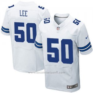 Camiseta Dallas Cowboys Lee Blanco Nike Elite NFL Hombre