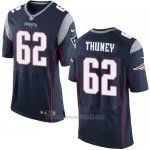 Camiseta New England Patriots Thuney Profundo Azul Nike Elite NFL Hombre