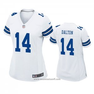 Camiseta NFL Game Mujer Dallas Cowboys Andy Dalton Blanco
