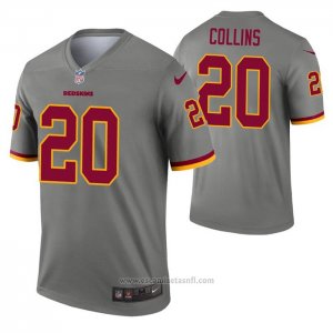 Camiseta NFL Legend Washington Redskins Landon Collins Inverted Gris