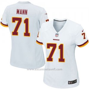Camiseta Washington Redskins Mann Blanco Nike Game NFL Mujer