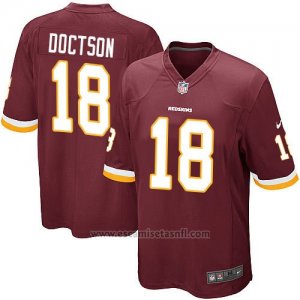 Camiseta Washington Redskins Doctson Rojo Nike Game NFL Marron Nino