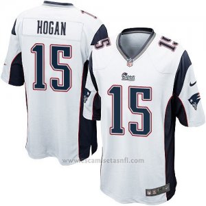 Camiseta New England Patriots Hogan Blanco Nike Game NFL Hombre
