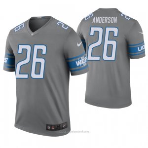 Camiseta NFL Legend Hombre Detroit Lions C.j. Anderson Color Rush Gris