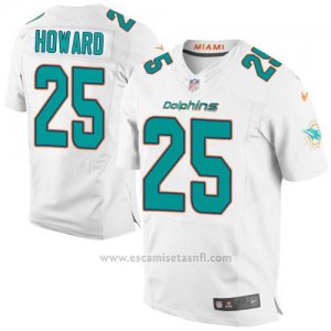Camiseta Miami Dolphins Howard Blanco Nike Elite NFL Hombre