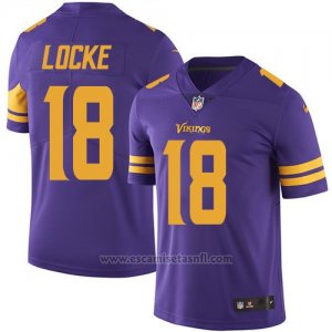Camiseta Minnesota Vikings Locke Violeta Nike Legend NFL Hombre