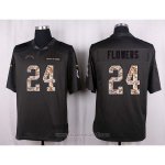 Camiseta San Diego Chargers Flowers Apagado Gris Nike Anthracite Salute To Service NFL Hombre