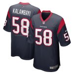 Camiseta NFL Game Houston Texans Peter Kalambayi Azul