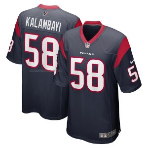 Camiseta NFL Game Houston Texans Peter Kalambayi Azul