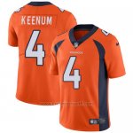 Camiseta NFL Limited Hombre Denver Broncos 4 Case Keenum Naranja Stitched Vapor Untouchable