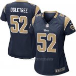 Camiseta Los Angeles Rams Ogletree Negro Nike Game NFL Mujer