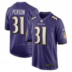 Camiseta NFL Game Baltimore Ravens Ricky Person Violeta