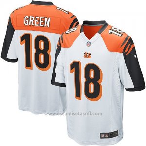 Camiseta Cincinnati Bengals Green Blanco Nike Game NFL Nino