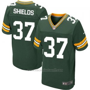 Camiseta Green Bay Packers Shields Verde Nike Elite NFL Hombre