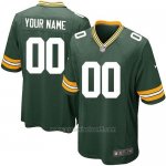 Camisetas NFL Replica Nino Green Bay Packers Personalizada Verde
